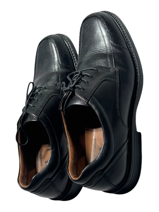 Johnston & Murphy Men’s 11 Sheepskin Black Leather Waterproof Derby Dress Shoes main image 4